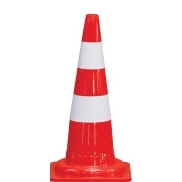 CÔNE BALISE PLASTIQUE DE 50CM