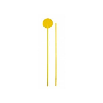 JALONNETTE POUR BORNE - DISQUE JAUNE 