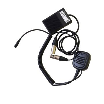 KIT GRUE MICRO + PÉDALE POUR EMETTEUR KENWOOD TK 