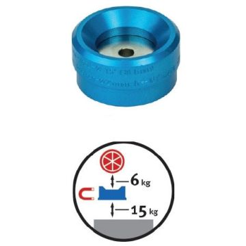 Base magnétique FA 15kg pour prisme surveillance Ø38.1mm