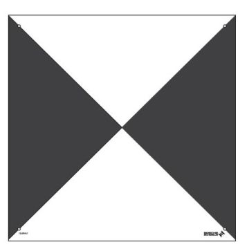 Cibles Drones/Scanners 500X500mm (x 5 pièces)