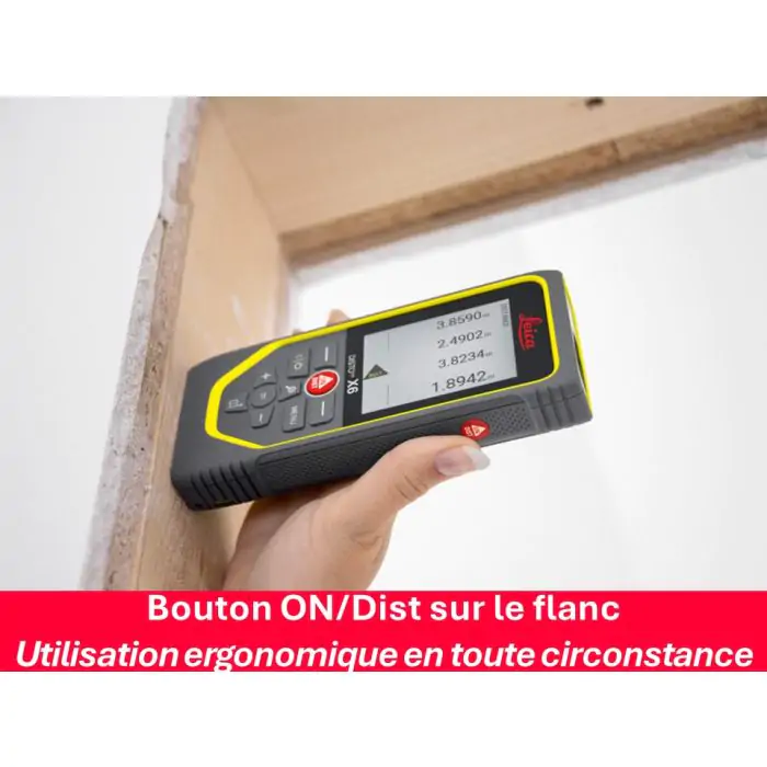 Télémètre Laser Leica Disto DXT - Robuste Pour Chantier Et Bricolage